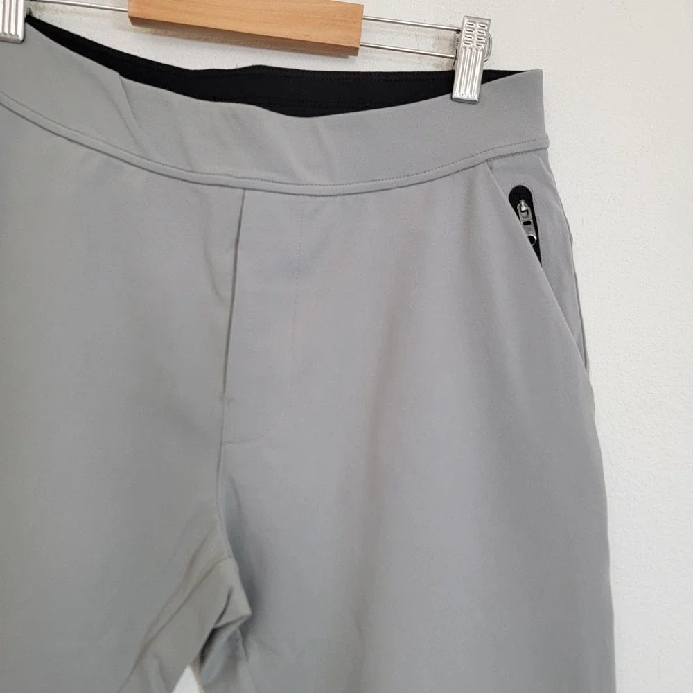 Public Rec Men Grey Athletic Performance Jogger Pant Slim Fit Pockets 30x30 EUC